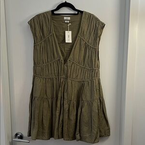 BNWT Olive Green Sleeveless Dress